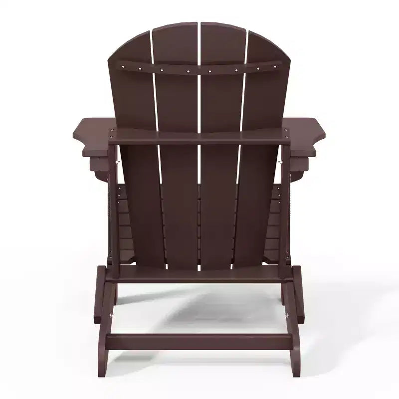 WestinTrends Malibu HDPE Outdoor Folding Poly Adirondack Chair (Set of 8)