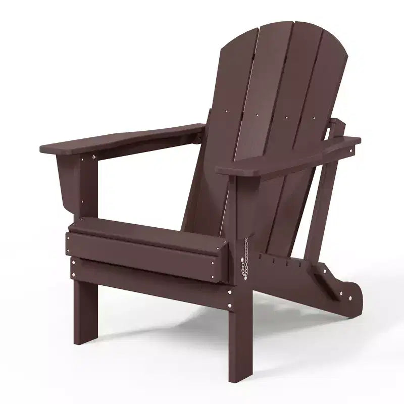WestinTrends Malibu HDPE Outdoor Folding Poly Adirondack Chair (Set of 8)