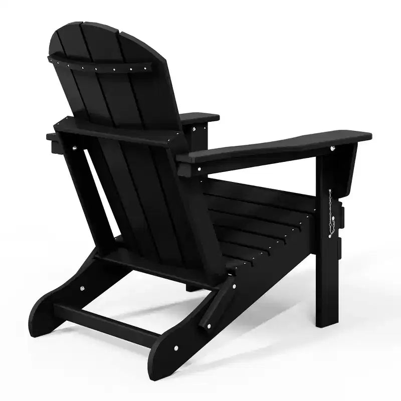 WestinTrends Malibu HDPE Outdoor Folding Poly Adirondack Chair (Set of 8)