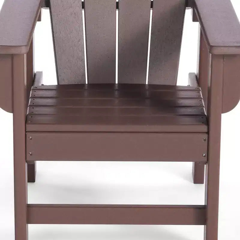 WestinTrends Malibu Kids Outdoor HDPE Adirondack Plastic Patio Chair