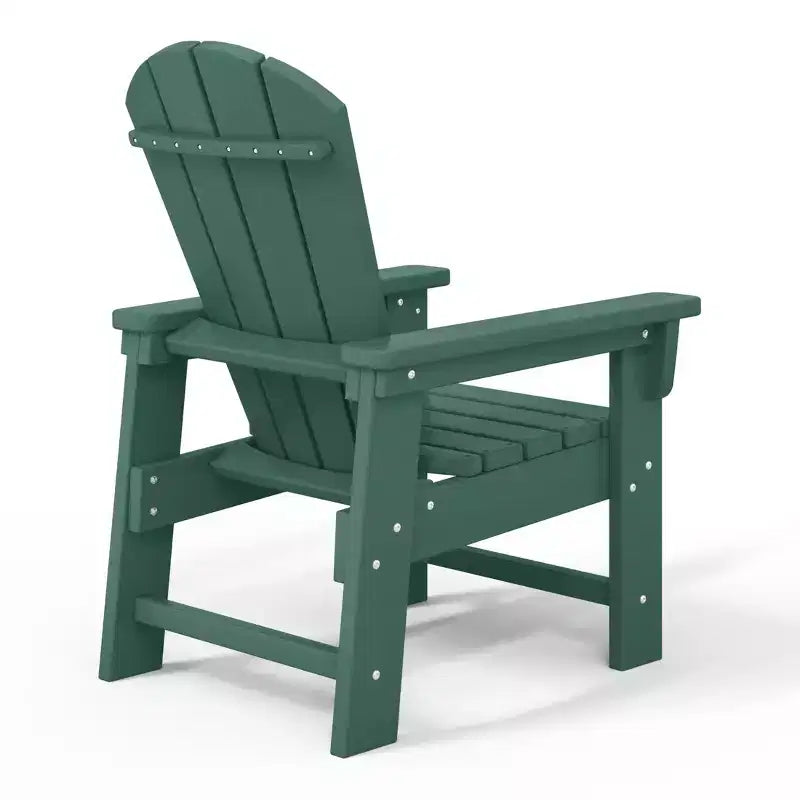 WestinTrends Malibu Kids Outdoor HDPE Adirondack Plastic Patio Chair