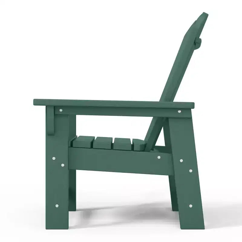 WestinTrends Malibu Kids Outdoor HDPE Adirondack Plastic Patio Chair