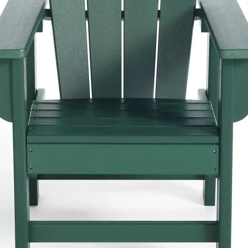 WestinTrends Malibu Kids Outdoor HDPE Adirondack Plastic Patio Chair