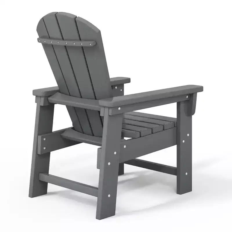 WestinTrends Malibu Kids Outdoor HDPE Adirondack Plastic Patio Chair