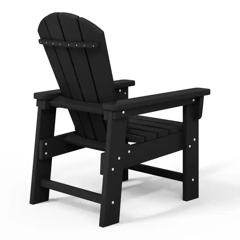 WestinTrends Malibu Kids Outdoor HDPE Adirondack Plastic Patio Chair