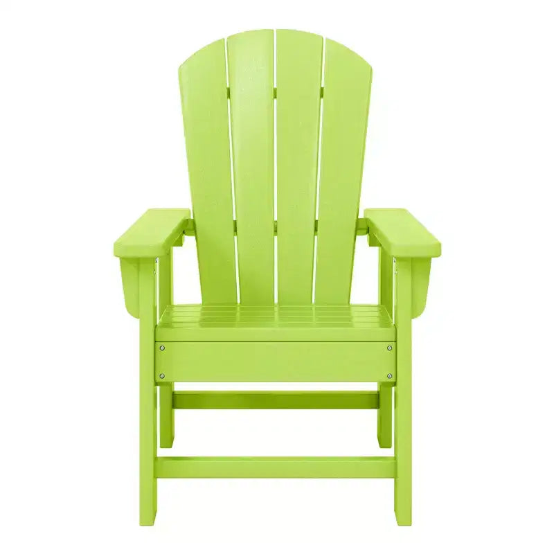 WestinTrends Malibu Kids Outdoor HDPE Adirondack Plastic Patio Chair