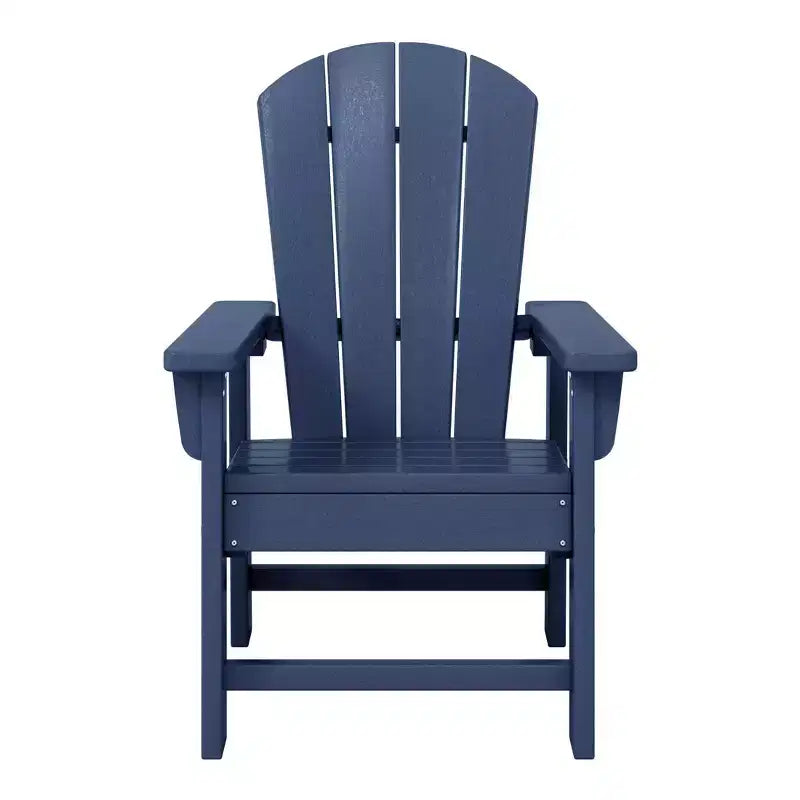 WestinTrends Malibu Kids Outdoor HDPE Adirondack Plastic Patio Chair