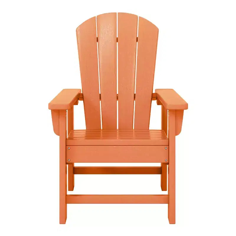 WestinTrends Malibu Kids Outdoor HDPE Adirondack Plastic Patio Chair