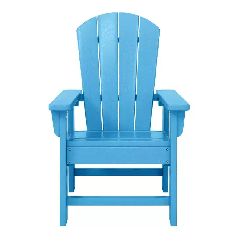 WestinTrends Malibu Kids Outdoor HDPE Adirondack Plastic Patio Chair