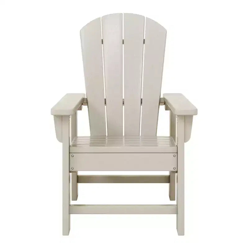 WestinTrends Malibu Kids Outdoor HDPE Adirondack Plastic Patio Chair