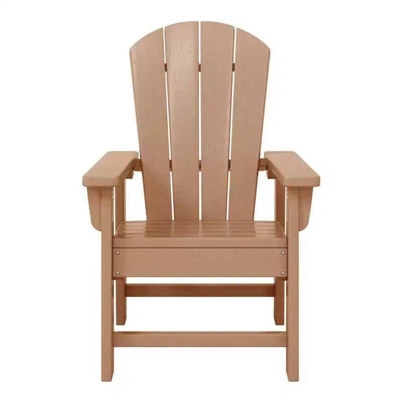 WestinTrends Malibu Kids Outdoor HDPE Adirondack Plastic Patio Chair