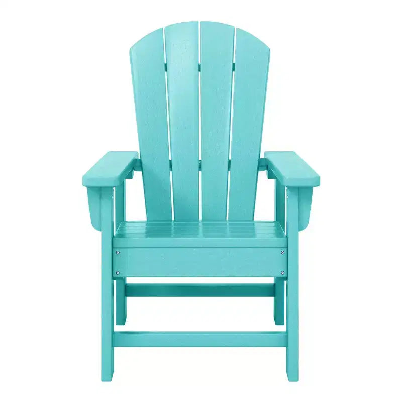 WestinTrends Malibu Kids Outdoor HDPE Adirondack Plastic Patio Chair