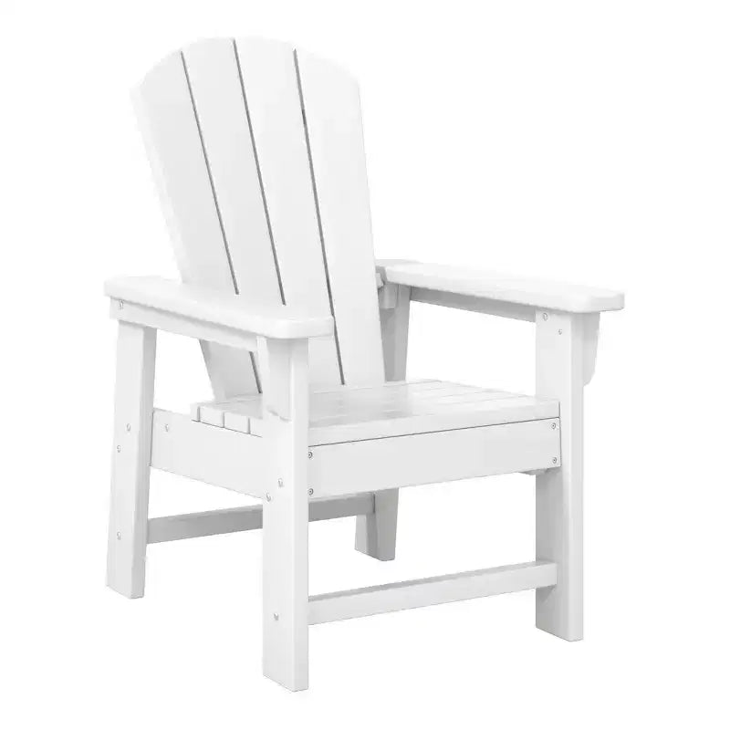 WestinTrends Malibu Kids Outdoor HDPE Adirondack Plastic Patio Chair