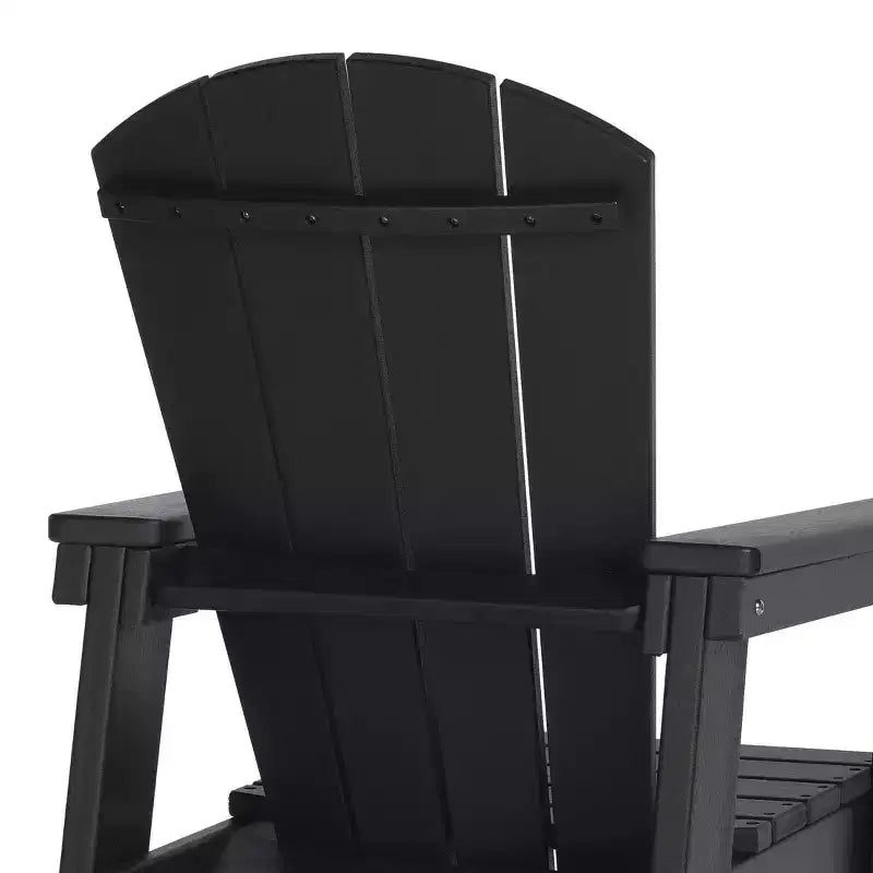 WestinTrends Malibu Chaises d'extérieur pour enfants Adirondack en plastique (Lot de 4)