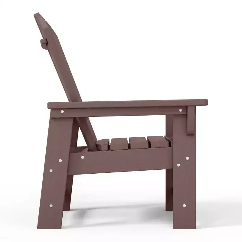 WestinTrends Malibu Chaises d'extérieur pour enfants Adirondack en plastique (Lot de 4)
