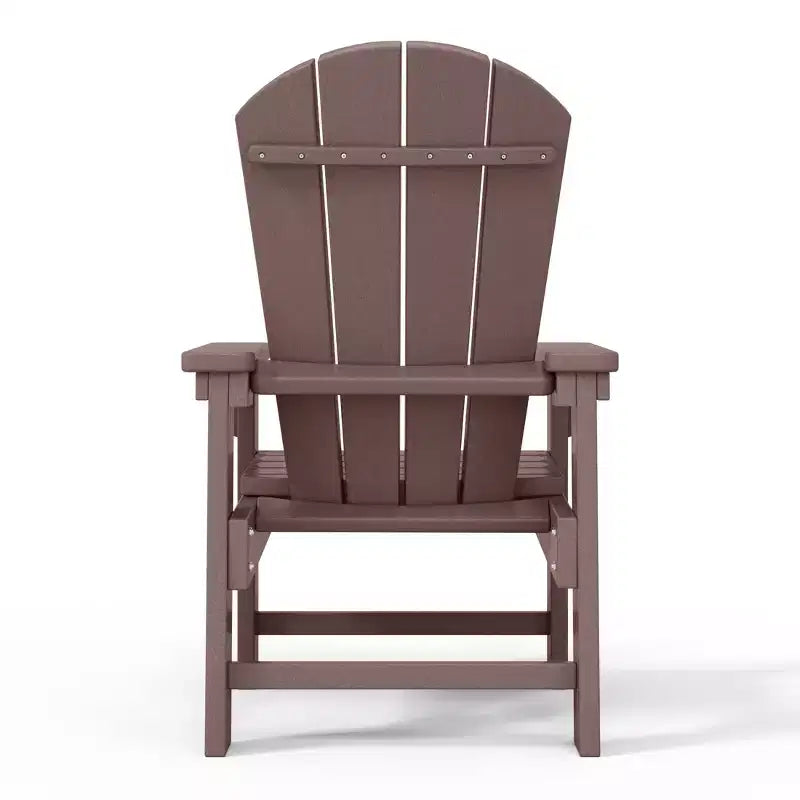 WestinTrends Malibu Chaises d'extérieur pour enfants Adirondack en plastique (Lot de 4)