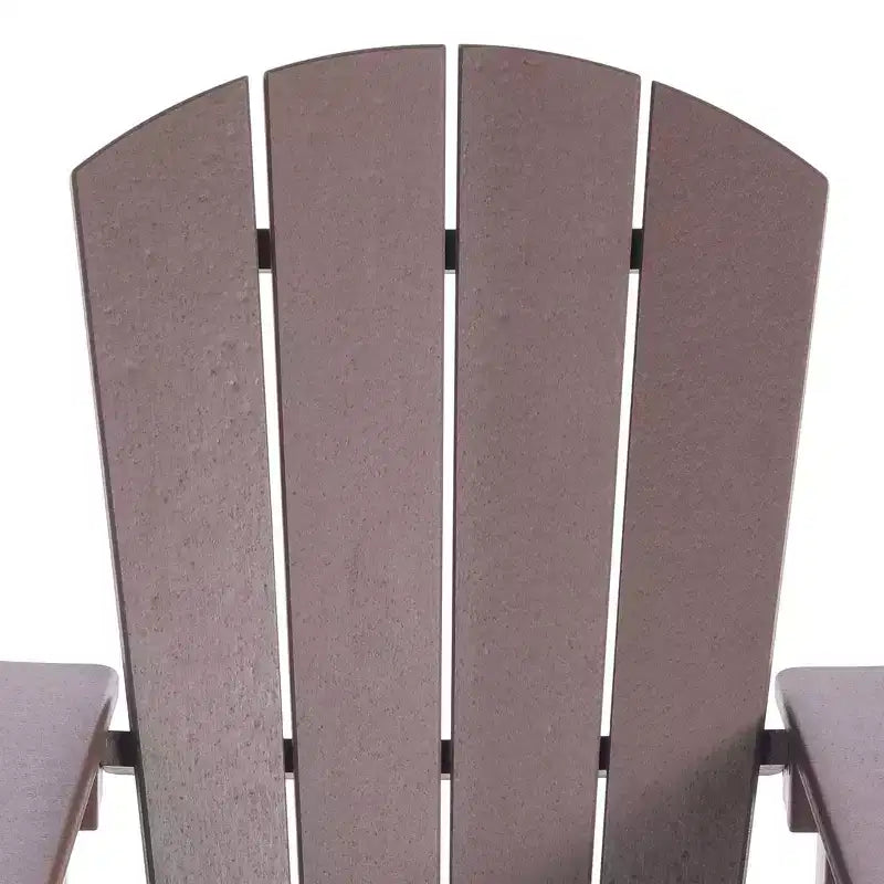 WestinTrends Malibu Chaises d'extérieur pour enfants Adirondack en plastique (Lot de 4)