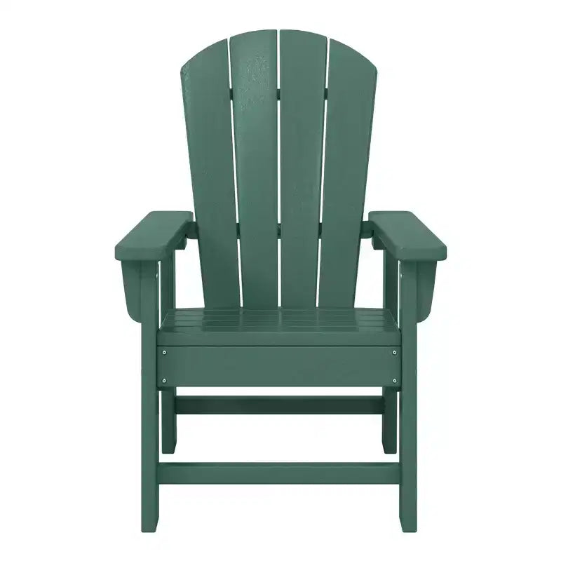 WestinTrends Malibu Chaises d'extérieur pour enfants Adirondack en plastique (Lot de 4)