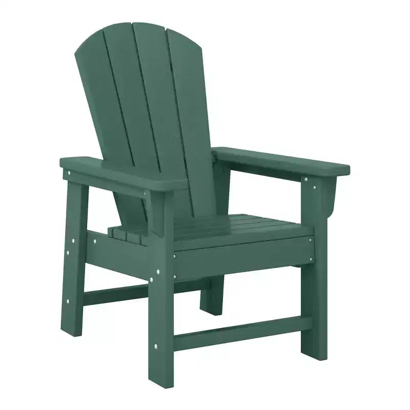 WestinTrends Malibu Chaises d'extérieur pour enfants Adirondack en plastique (Lot de 4)