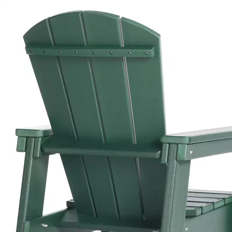 WestinTrends Malibu Chaises d'extérieur pour enfants Adirondack en plastique (Lot de 4)