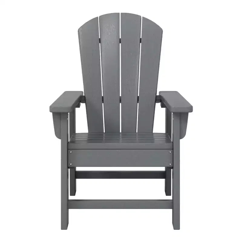 WestinTrends Malibu Chaises d'extérieur pour enfants Adirondack en plastique (Lot de 4)