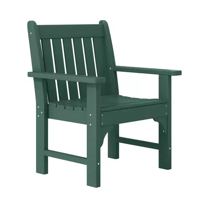 WestinTrends Malibu Outdoor Patio 3-Piece HDPE Adirondack Garden Chairs with Square Adirondack Side Table Set
