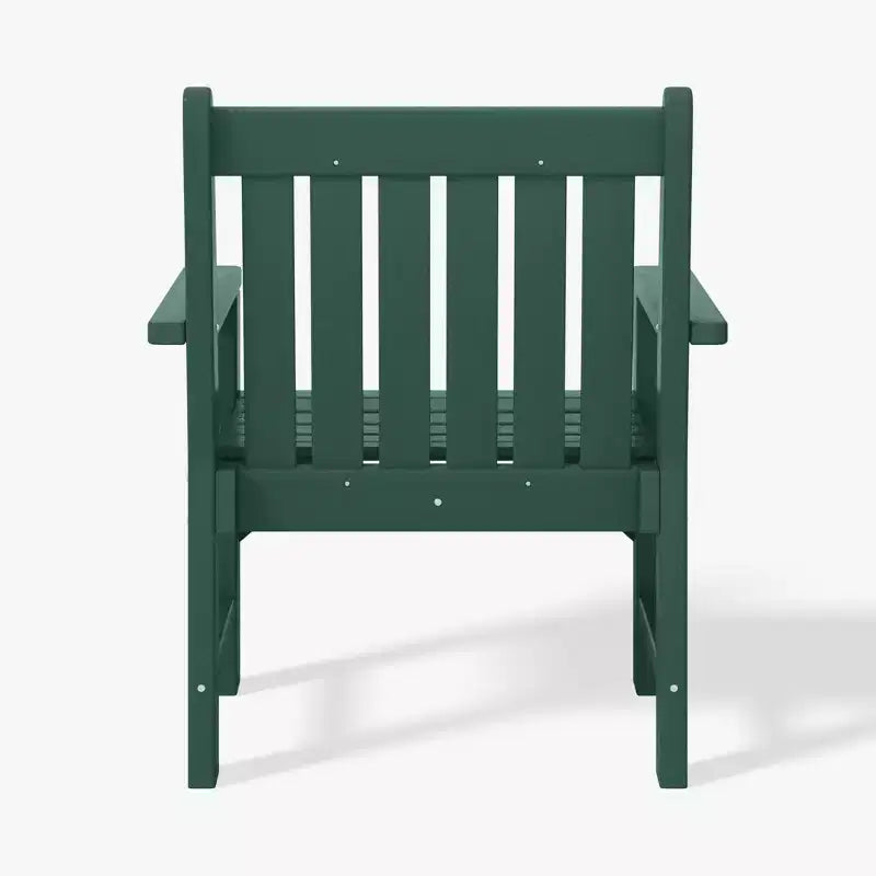 WestinTrends Malibu Outdoor Patio 3-Piece HDPE Adirondack Garden Chairs with Square Adirondack Side Table Set