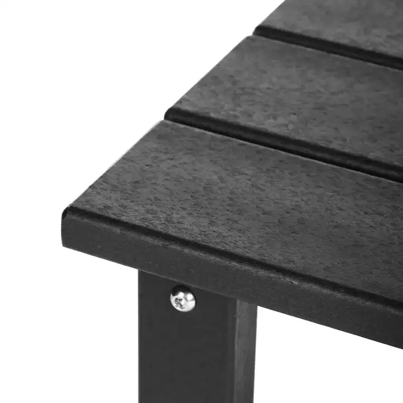 Table d'appoint carrée d'extérieur pour enfants WestinTrends Malibu en PEHD, style Adirondack