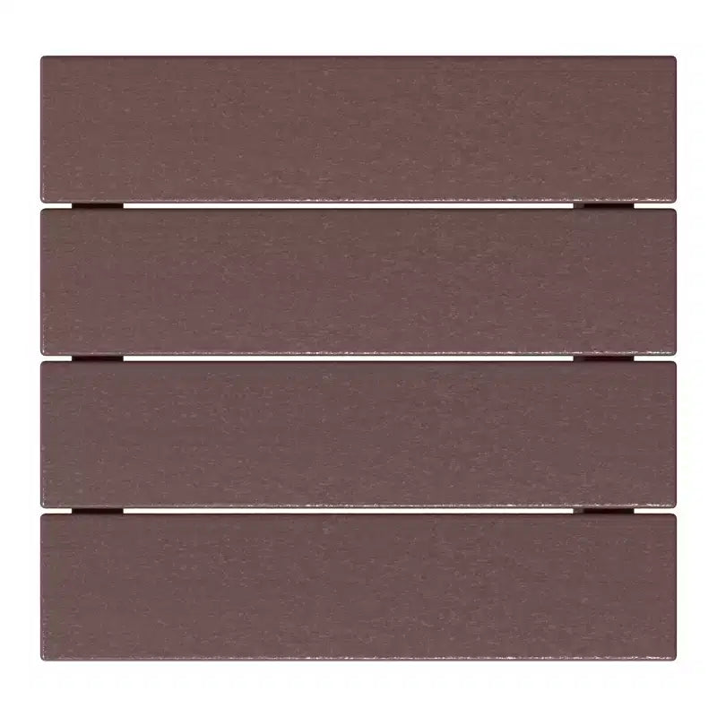 Table d'appoint carrée d'extérieur pour enfants WestinTrends Malibu en PEHD, style Adirondack