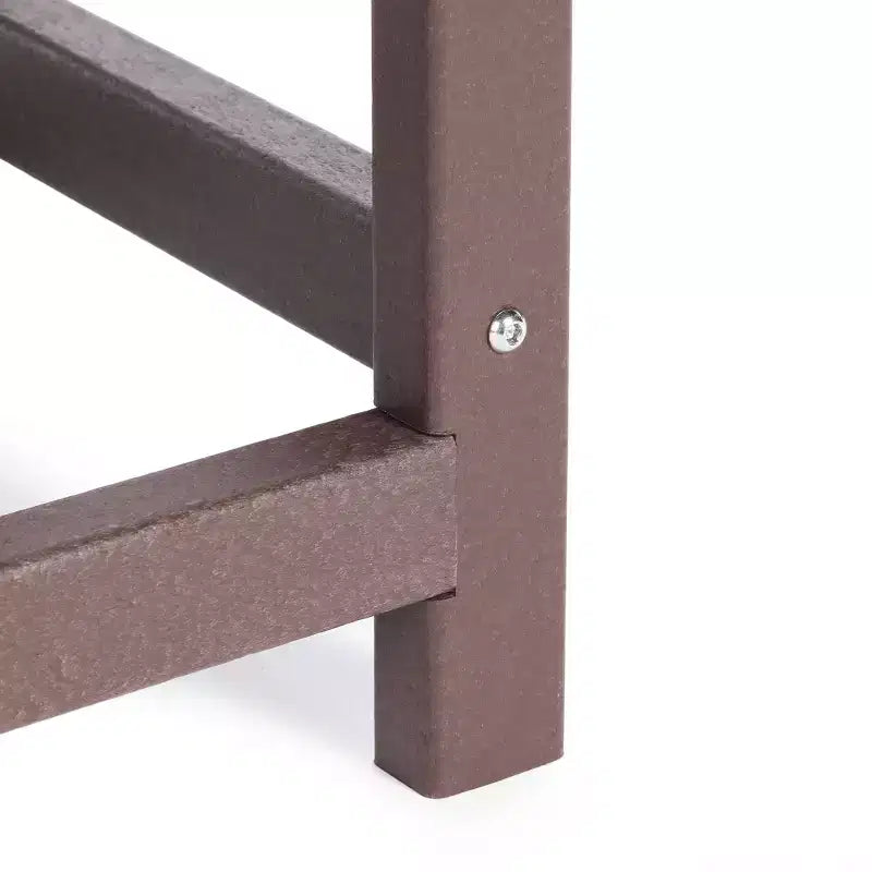 Table d'appoint carrée d'extérieur pour enfants WestinTrends Malibu en PEHD, style Adirondack