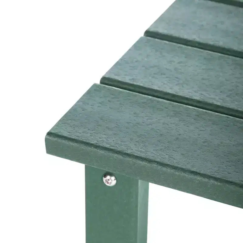 Table d'appoint carrée d'extérieur pour enfants WestinTrends Malibu en PEHD, style Adirondack