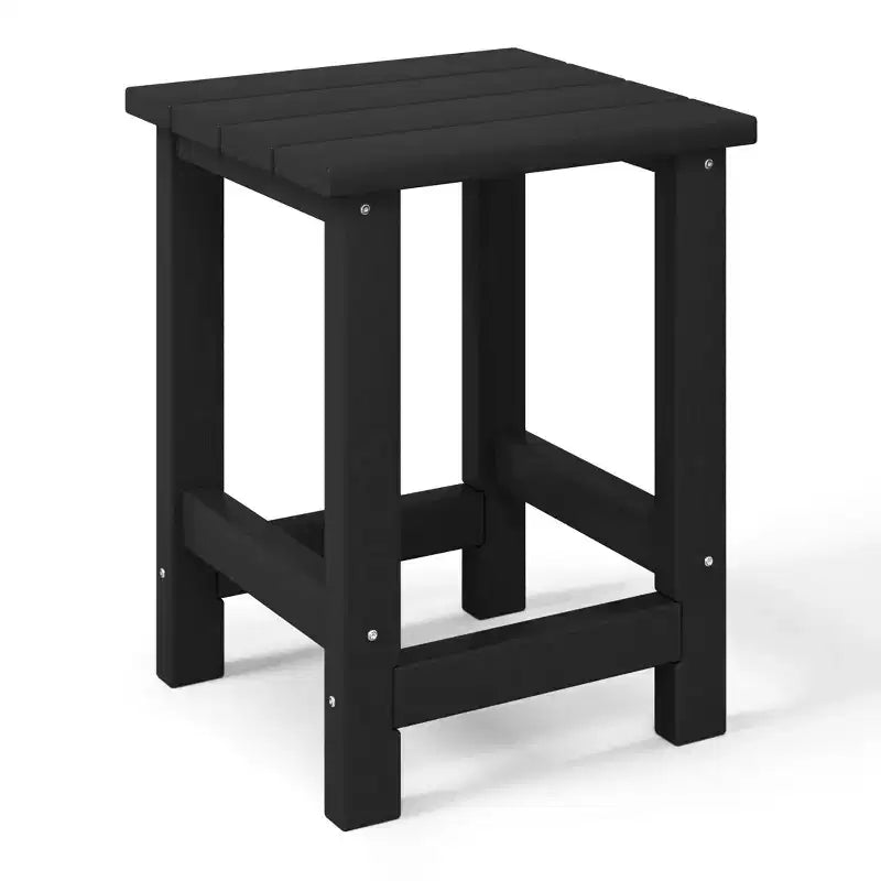 Table d'appoint carrée d'extérieur pour enfants WestinTrends Malibu en PEHD, style Adirondack