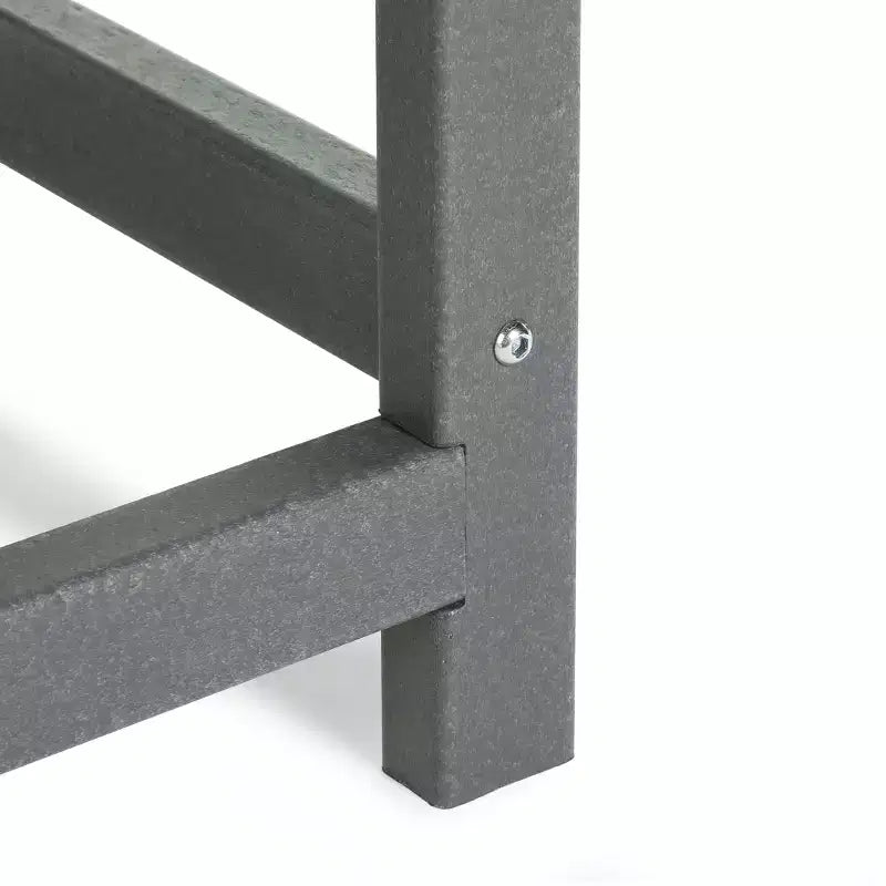 Table d'appoint carrée d'extérieur pour enfants WestinTrends Malibu en PEHD, style Adirondack