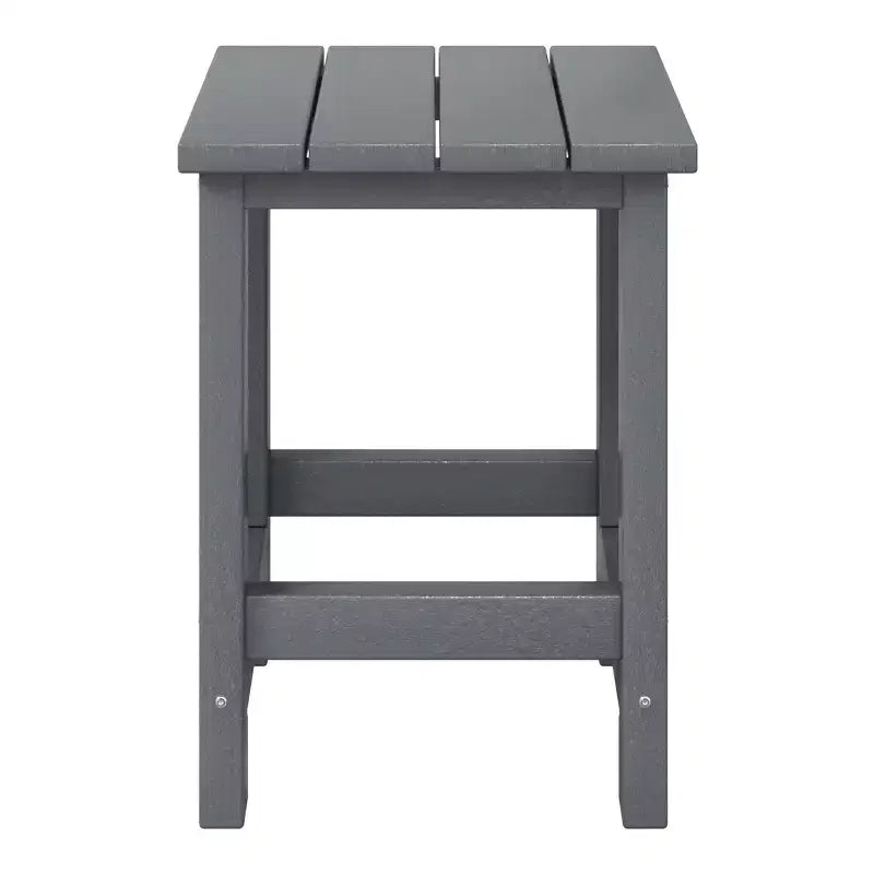 WestinTrends Malibu Kids Outdoor Patio Furniture HDPE Adirondack Square Side Table