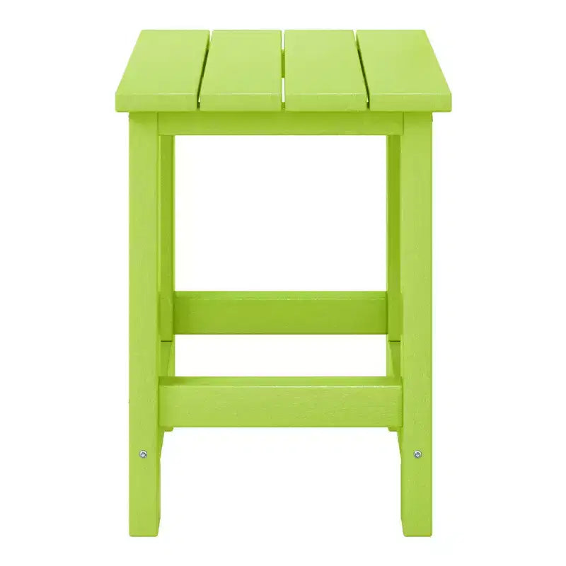 WestinTrends Malibu Kids Outdoor Patio Furniture HDPE Adirondack Square Side Table