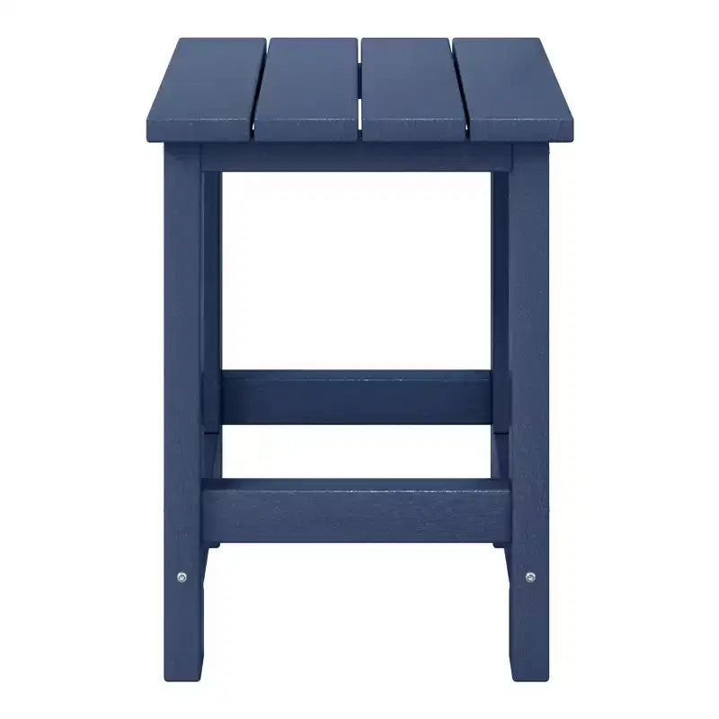 WestinTrends Malibu Kids Outdoor Patio Furniture HDPE Adirondack Square Side Table