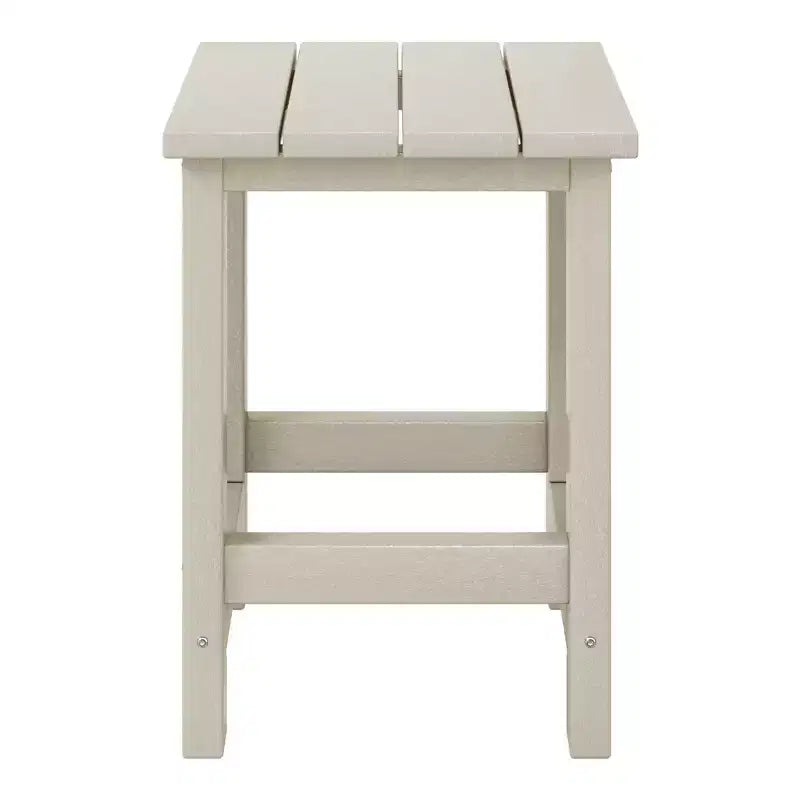 WestinTrends Malibu Kids Outdoor Patio Furniture HDPE Adirondack Square Side Table