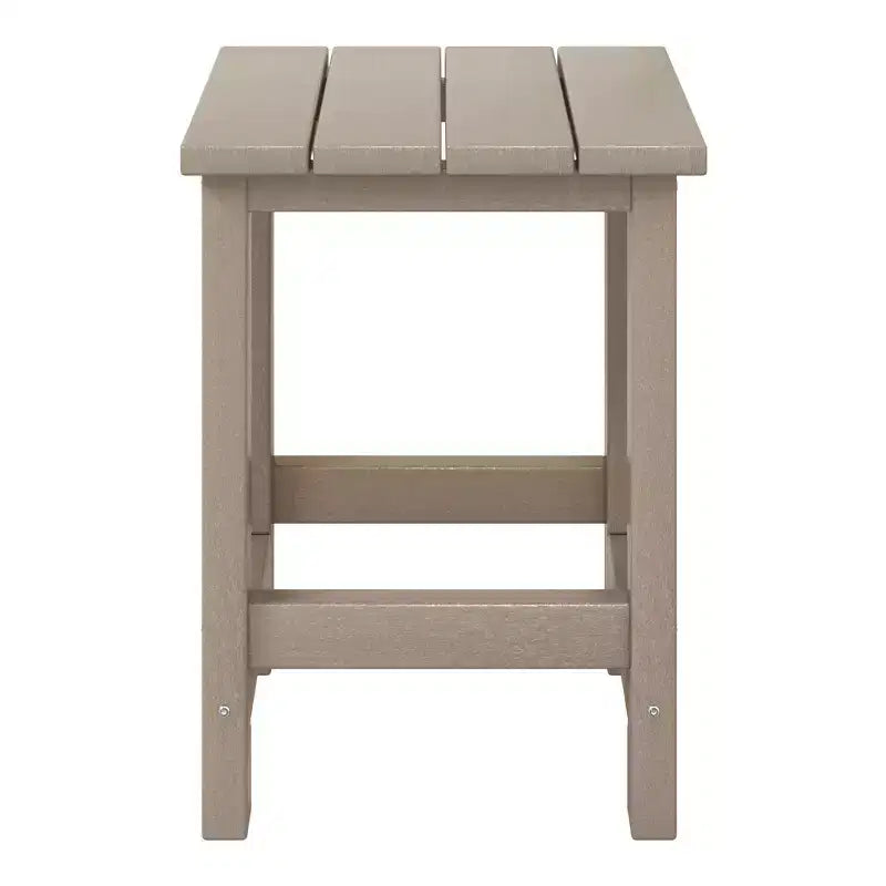 WestinTrends Malibu Kids Outdoor Patio Furniture HDPE Adirondack Square Side Table