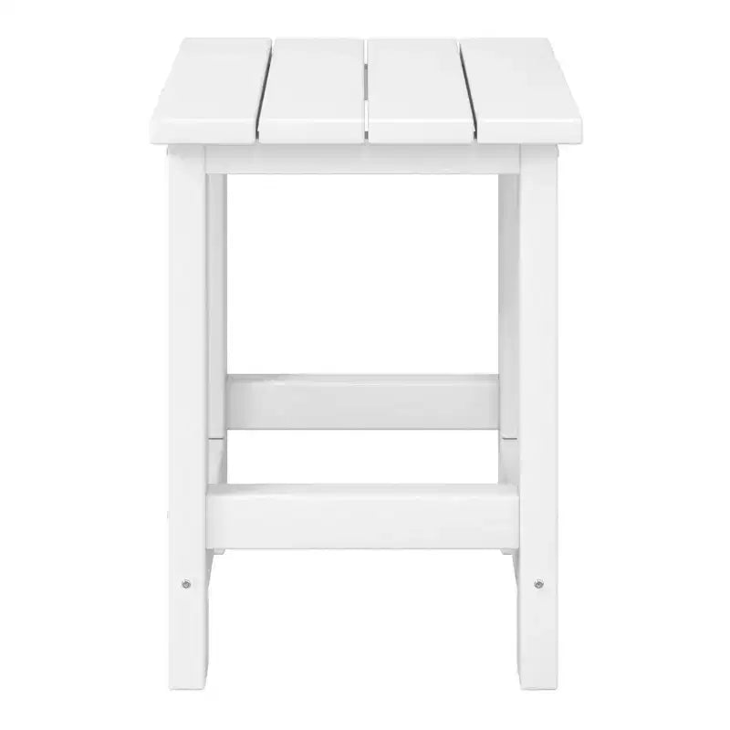 WestinTrends Malibu Kids Outdoor Patio Furniture HDPE Adirondack Square Side Table