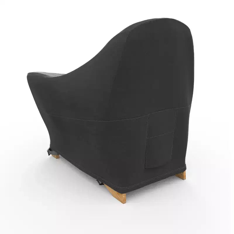 KHOMO GEAR Set of 2 Adirondack Patio Chair Covers  Black, Durable, Weatherproof, UV Resistant, Protection from Rain & Dust