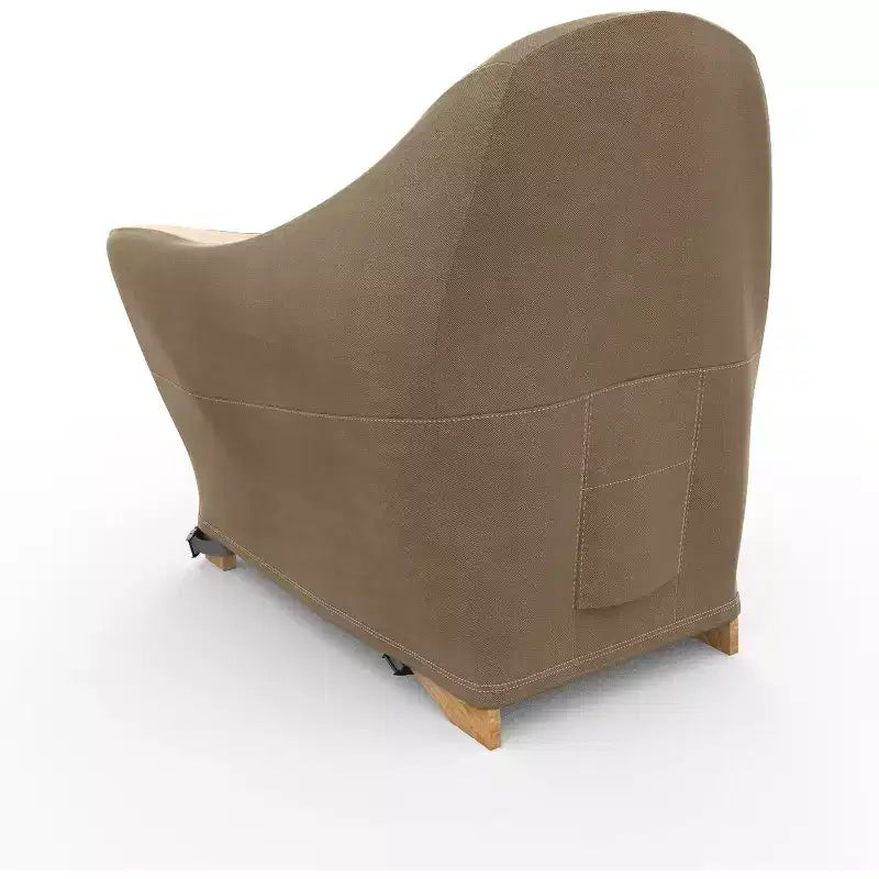 KHOMO GEAR Premium Adirondack Patio Chair Cover  Brown, Durable, Weatherproof, UV Resistant, Protection from Rain & Dust