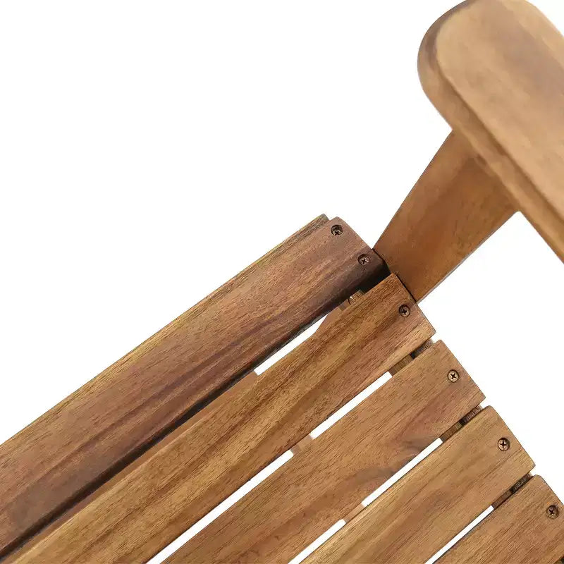Christopher Knight Home Malibu Outdoor Acacia Wood 29.5 Inch Adirondack Barstools (Set of 2)