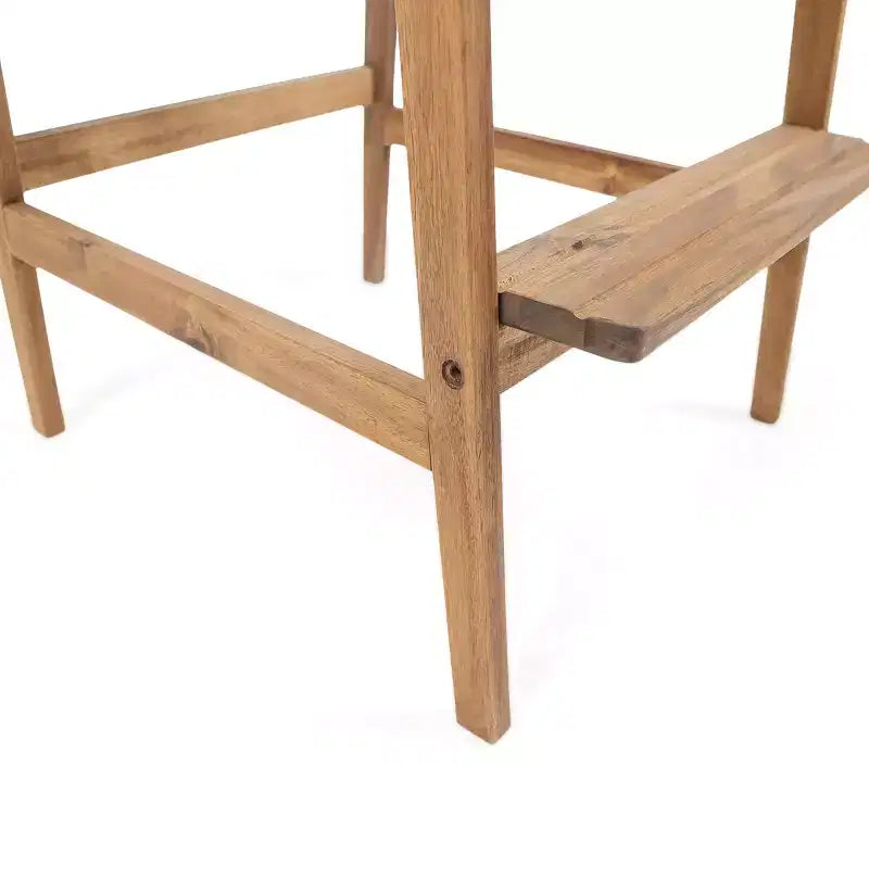 Christopher Knight Home Malibu Outdoor Acacia Wood 29.5 Inch Adirondack Barstools (Set of 2)