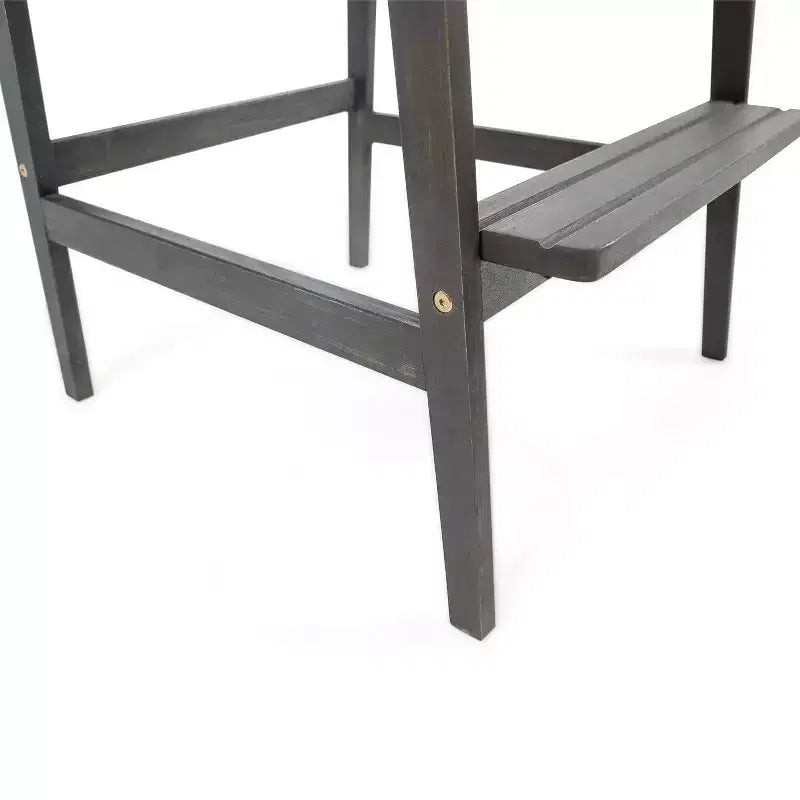 Christopher Knight Home Malibu Outdoor Acacia Wood 29.5 Inch Adirondack Barstools (Set of 2)