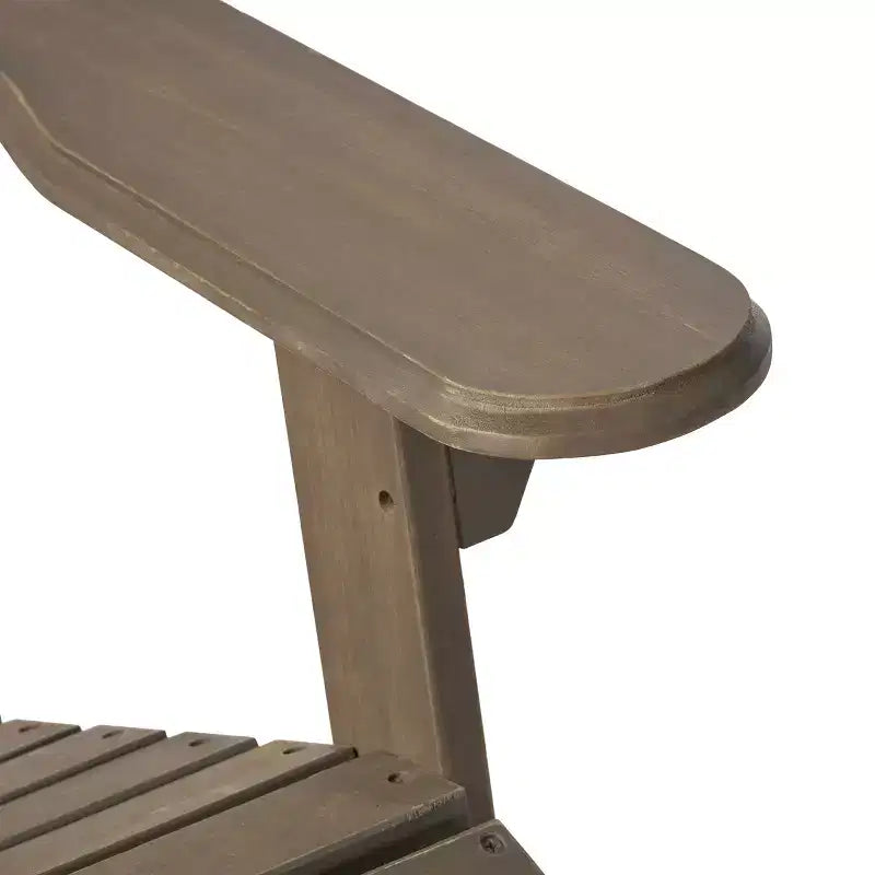 Christopher Knight Home Outdoor Acacia Wood Reclining Adirondack Chair with Expandable Footrest