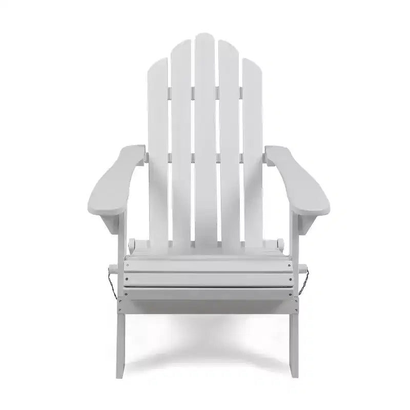 GDFStudio Cara Outdoor Acacia Wood Folding Adirondack Chair