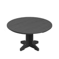 HYLEORY Outdoor Round Coffee Table, 36 Adirondack Coffee Table for Patio, Garden, Backyard