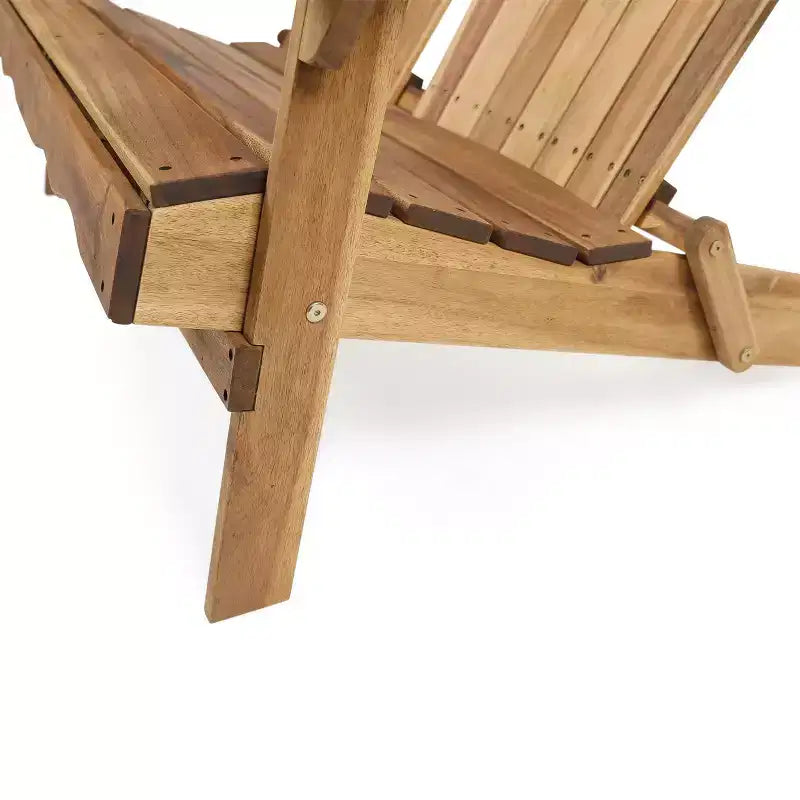 Christopher Knight Home Malibu Outdoor Acacia Wood Folding Adirondack Loveseat