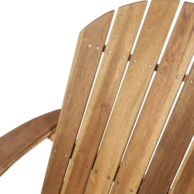 Christopher Knight Home Malibu Outdoor Acacia Wood Folding Adirondack Loveseat