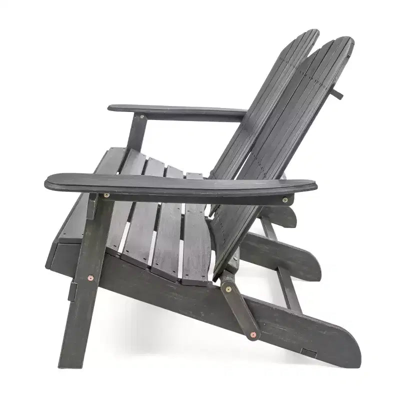 Christopher Knight Home Malibu Outdoor Acacia Wood Folding Adirondack Loveseat